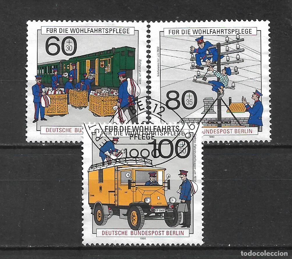 Sellos: alemania berlin 1990 michel 876/878 usado - 34/2