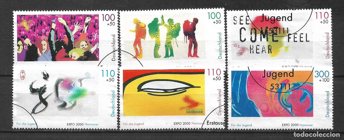 Sellos: alemania 2000 michel 2117/2122 usado - 34/2