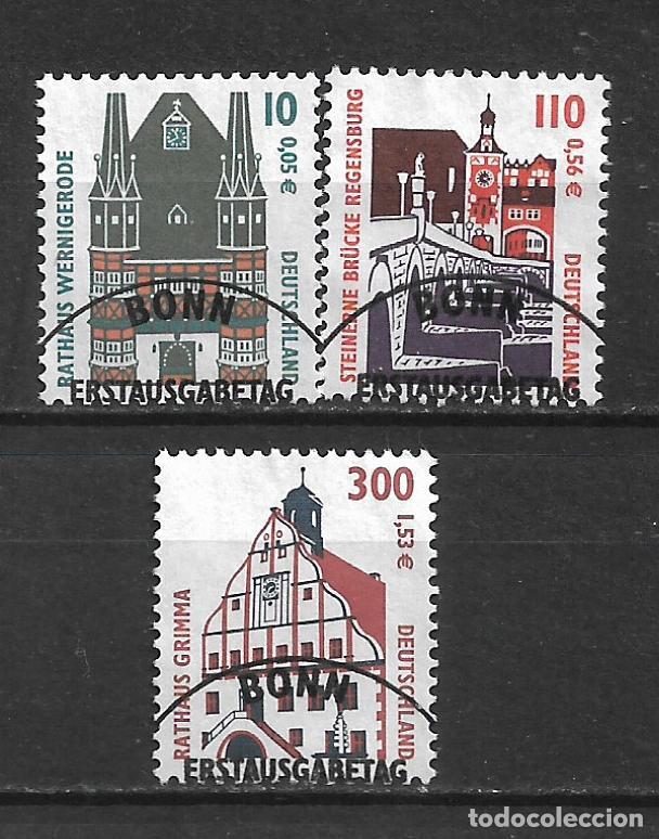 Sellos: alemania 2000 michel 2139/2141 usado - 34/3