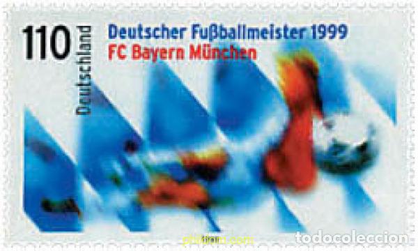 Sellos: 49163 MNH ALEMANIA FEDERAL 1999 BAYERN DE MUNICH. CAMPEON DE ALEMANIA DE FUTBOL