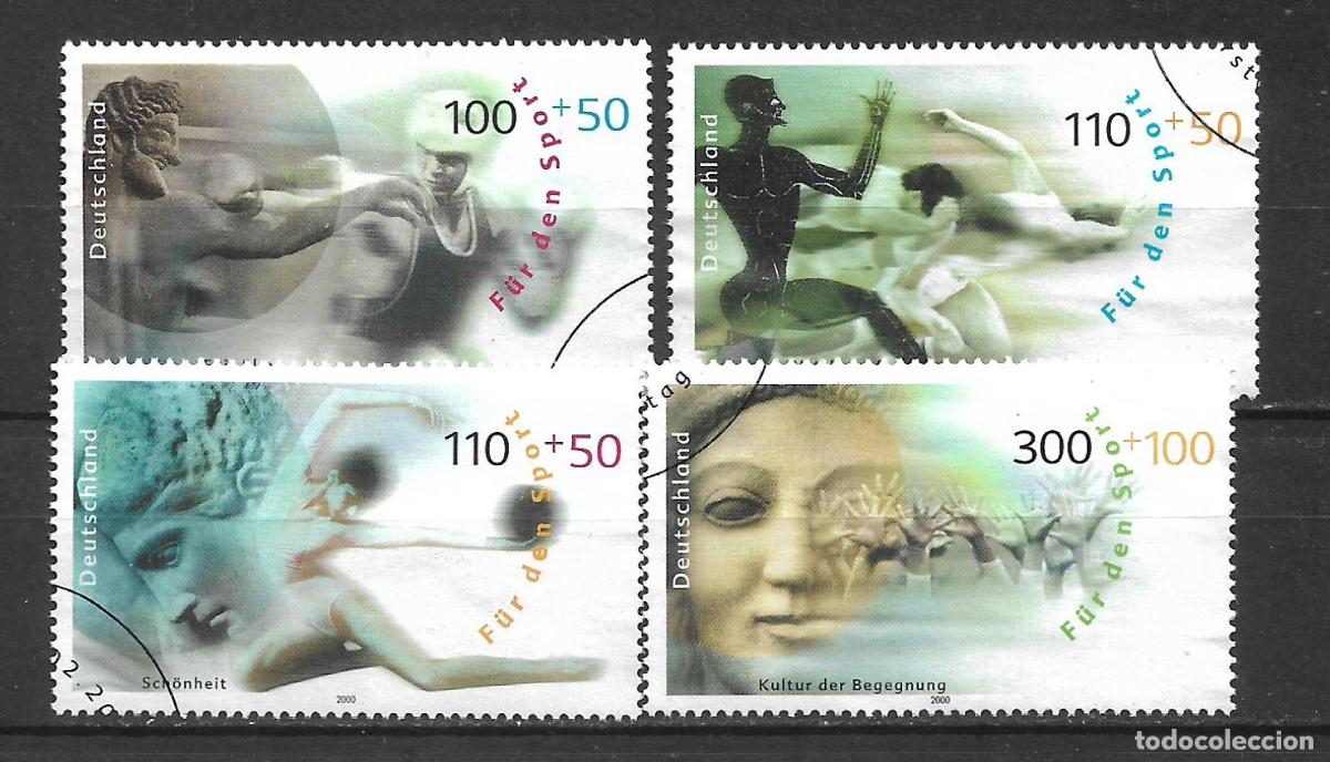 Sellos: alemania 2000 michel 2094/2097 usado - 34/4