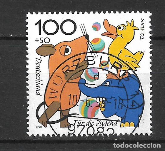Sellos: alemania 1998 michel 1990 usado - 34/4