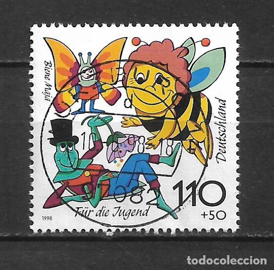 Sellos: alemania 1998 michel 1992 usado - 34/4