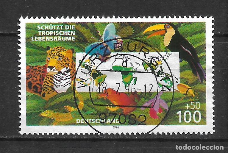 Sellos: alemania 1996 michel 1867 usado - 34/4
