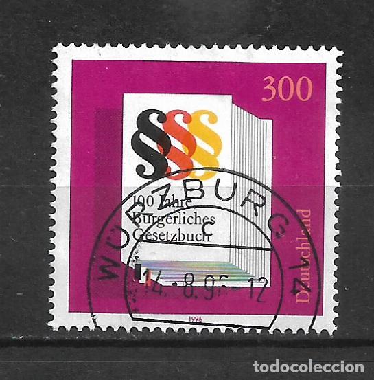 Sellos: alemania 1996 michel 1874 usado - 34/4