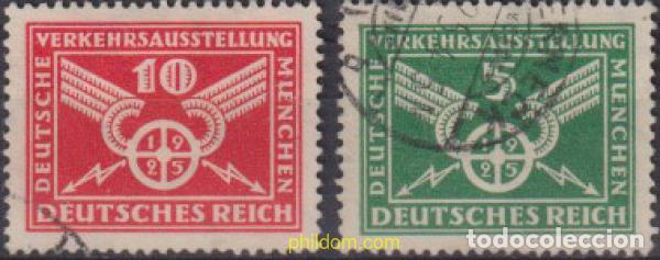 Sellos: 625727 USED ALEMANIA 1925 EXPOSICION NACIONAL DE TRANSPORTES