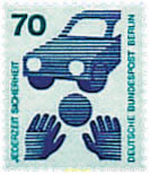 Sellos: 39824 MNH ALEMANIA. Berl&iacute;n 1973 PREVENCION DE ACCIDENTES