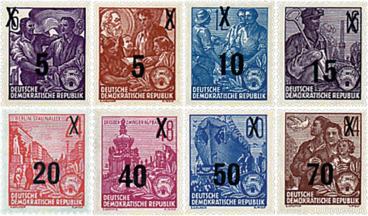 Sellos: 44249 MNH ALEMANIA DEMOCRATICA 1954 PLAN QUINQUENAL