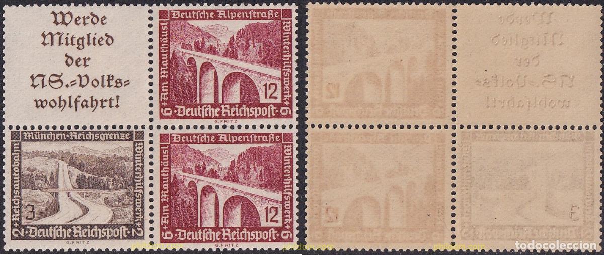 Stamps: 515 HINGED ALEMANIA 1936 CONSTRUCCIONES MODERNAS