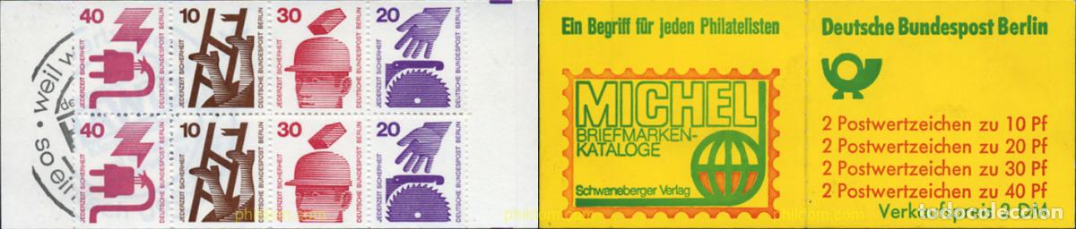 Stamps: 158292 MNH ALEMANIA. Berl&iacute;n 1971 PREVENCION DE ACCIDENTES
