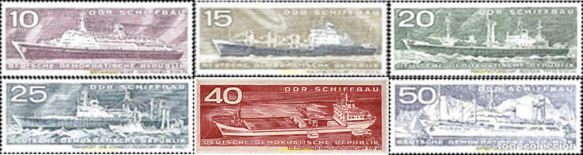Stamps: 39865 MNH ALEMANIA DEMOCRATICA 1971 CONSTRUCCION NAVAL DE LA RDA