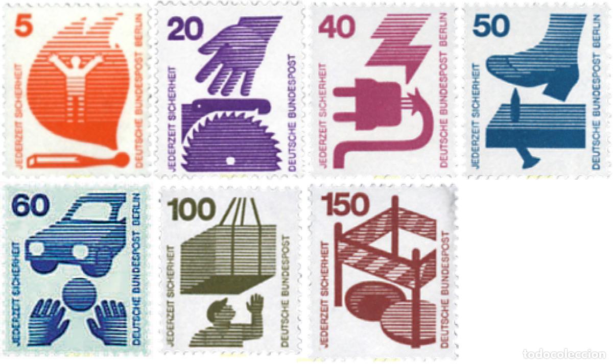 Selos: 573789 MNH ALEMANIA. Berl&iacute;n 1971 PREVENCION DE ACCIDENTES