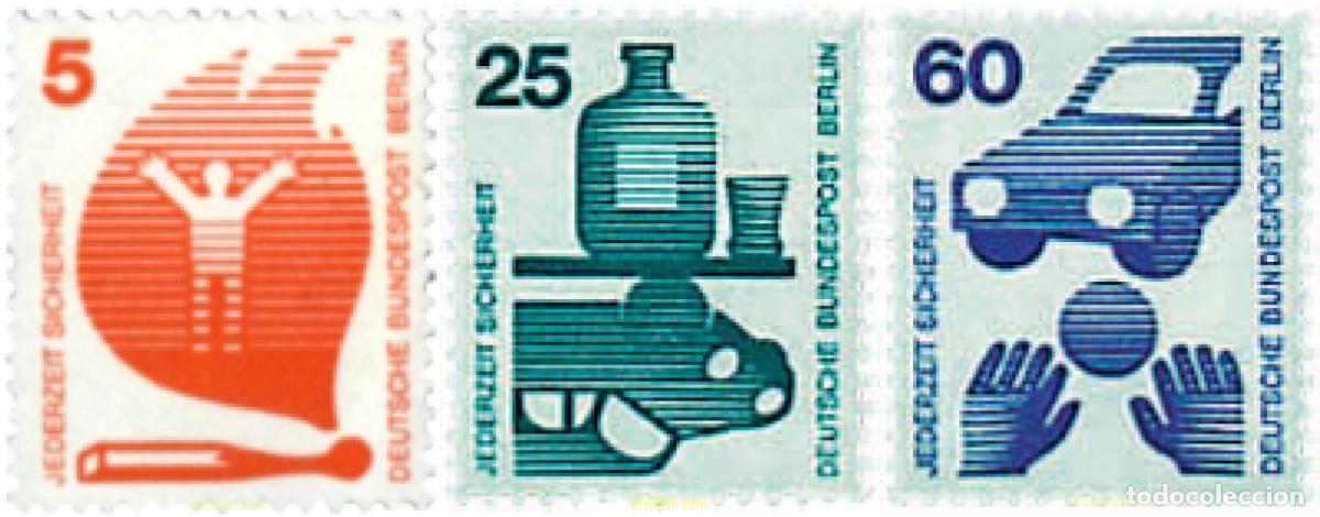 Selos: 575803 MNH ALEMANIA. Berl&iacute;n 1971 PREVENCION DE ACCIDENTES