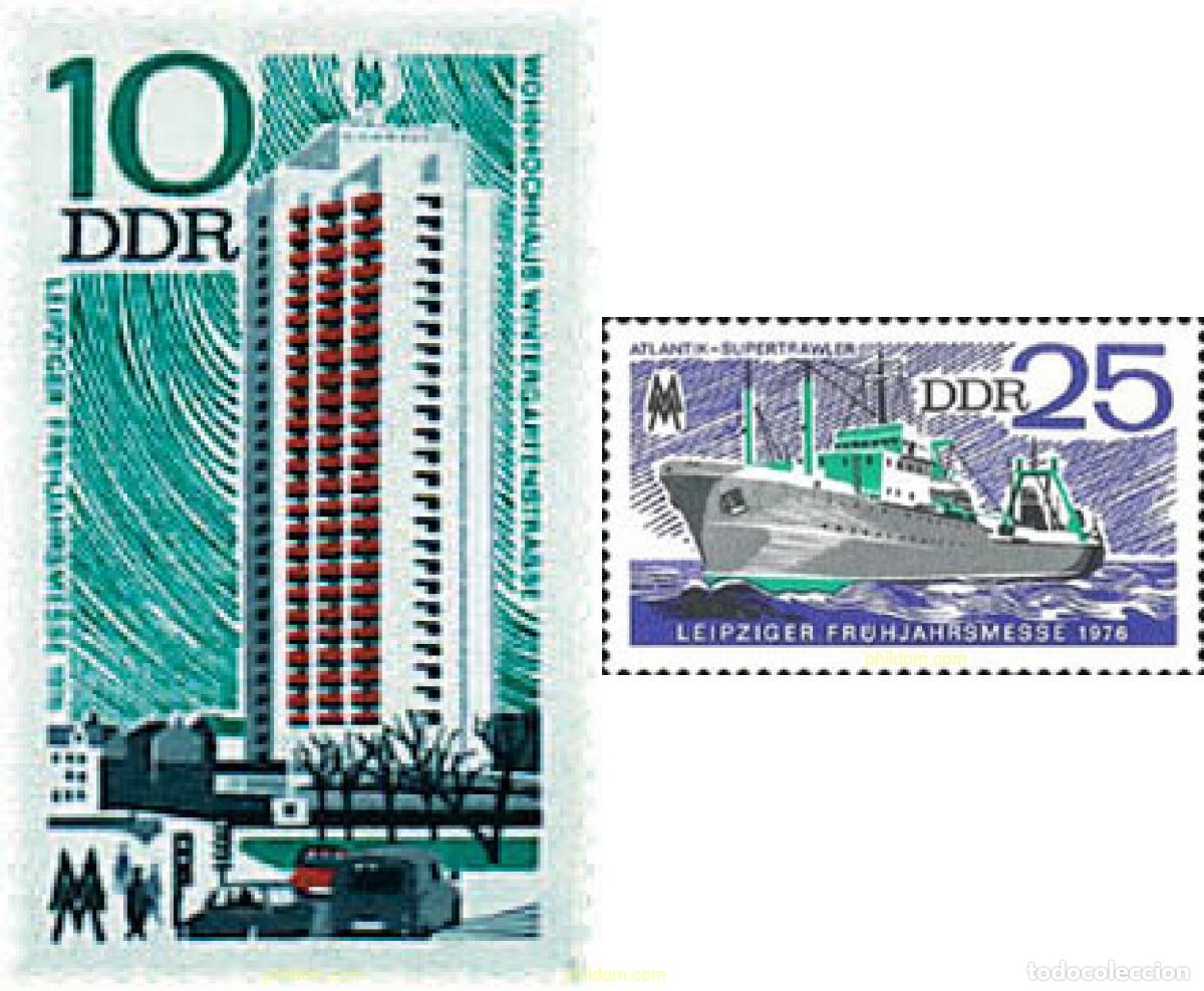 Selos: 39869 MNH ALEMANIA DEMOCRATICA 1976 FERIA DE PRIMAVERA DE LEIPZIG
