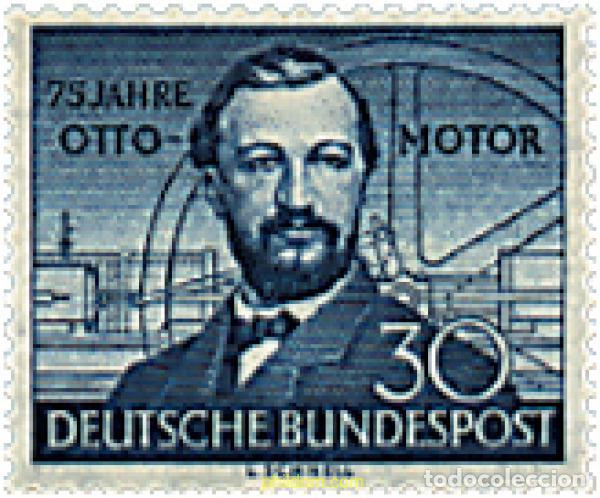 Sellos: 39787 MNH ALEMANIA FEDERAL 1952 75 ANIVERSARIO DE LA INVENCION DEL MOTOR A GAS