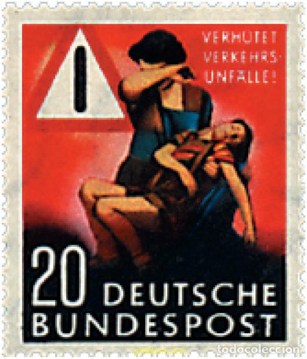 Sellos: 39788 MNH ALEMANIA FEDERAL 1953 PRO ACCIDENTES DE CIRCULACION