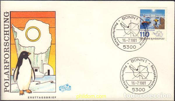 Sellos: 413446 MNH ALEMANIA FEDERAL 1981 EXPLORACIONES POLARES ALEMANAS