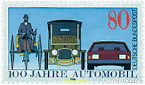 Sellos: 39811 MNH ALEMANIA FEDERAL 1986 CENTENARIO DEL AUTOMOVIL