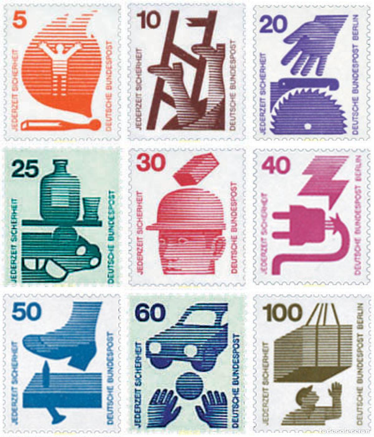 Sellos: 39793 MNH ALEMANIA FEDERAL 1971 PREVENCION DE ACCIDENTES