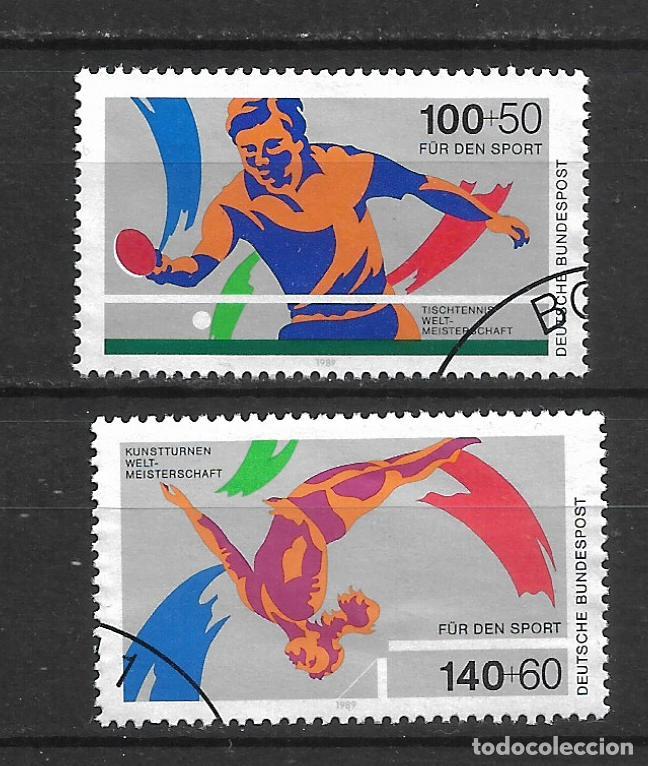 Sellos: alemania 1989 michel 1408/1409 usado - 34/18