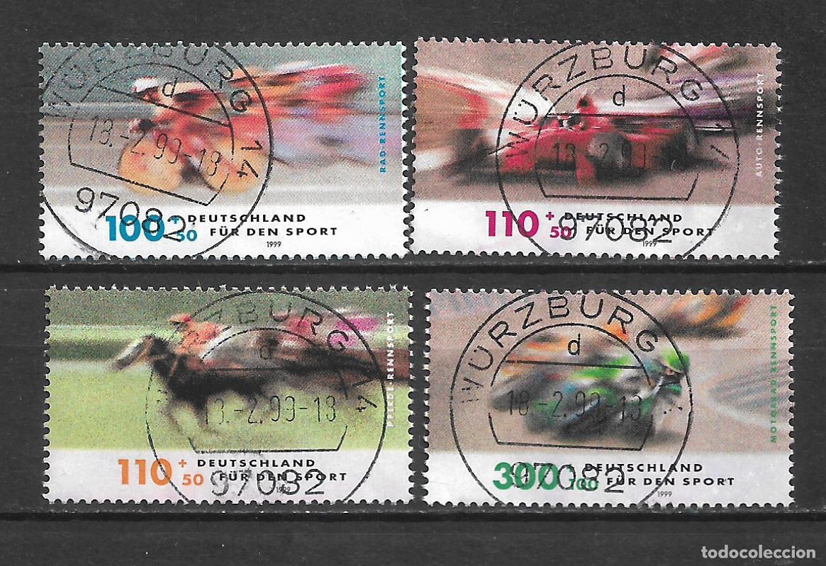 Sellos: alemania 1999 michel 2031/2034 usado - 34/18