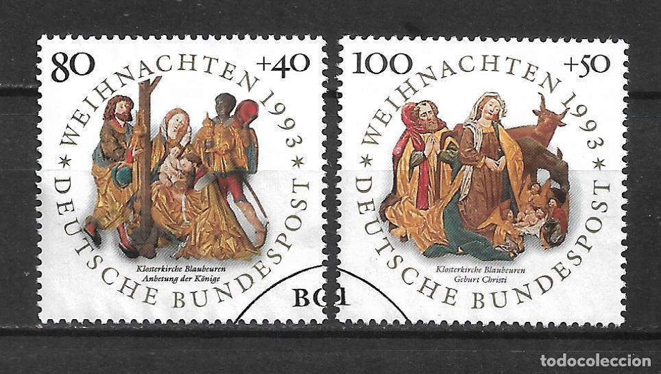 Sellos: alemania 1993 michel 1707/1708 usado - 34/18