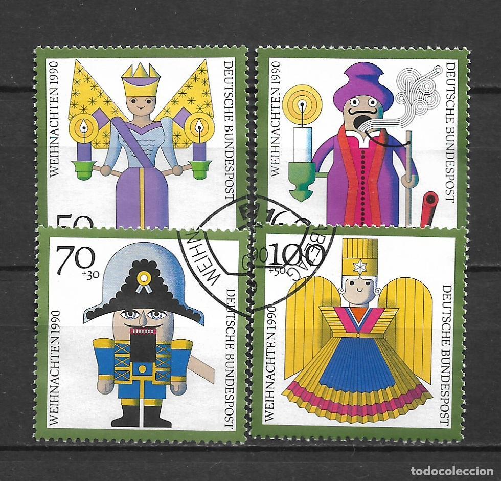 Sellos: alemania 1990 michel 1484/1487 usado - 34/18