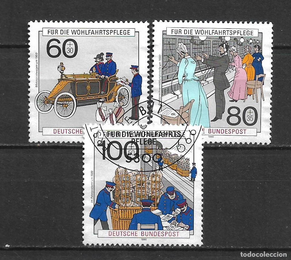 Sellos: alemania 1990 michel 1474/1476 usado - 34/18