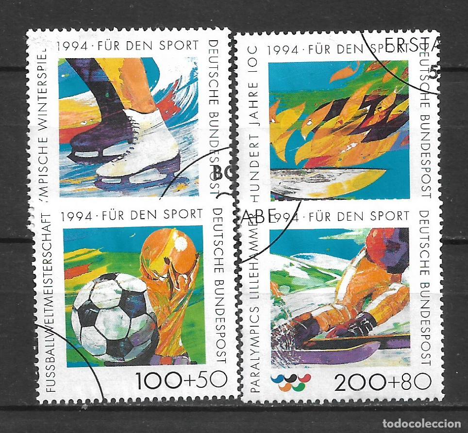 Sellos: alemania 1994 michel 1717/1720 usado - 34/18