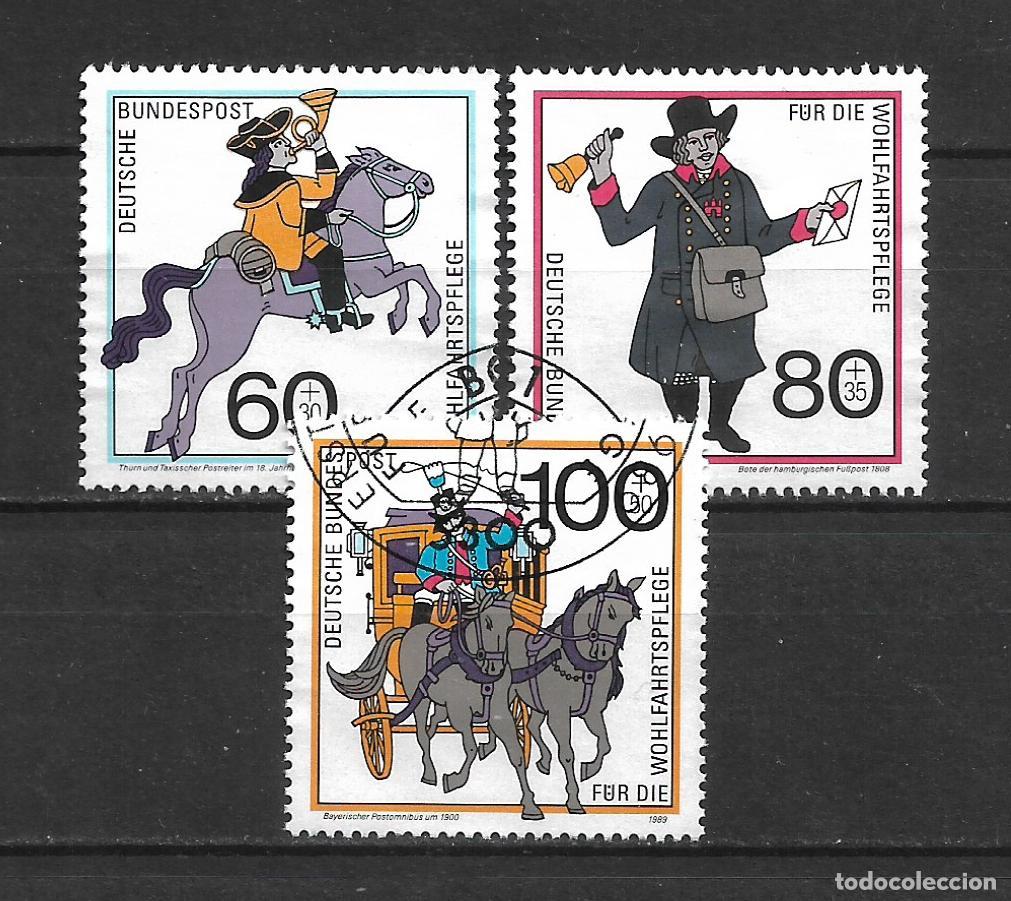 Sellos: alemania 1989 michel 1437/1439 usado - 34/18