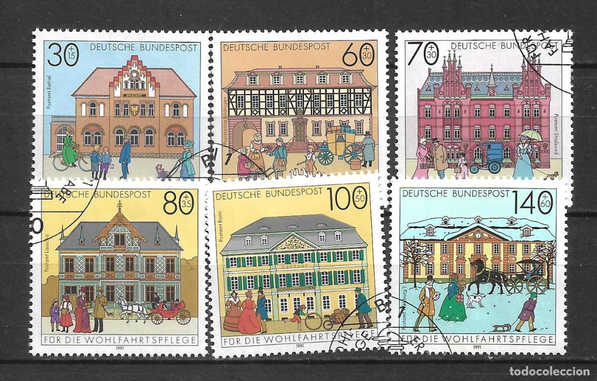 Sellos: alemania 1991 michel 1563/1566 usado - 34/19