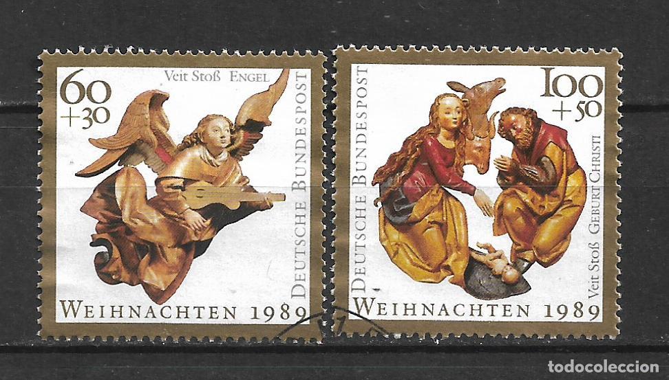 Sellos: alemania 1989 michel 1442/1443 usado - 34/19