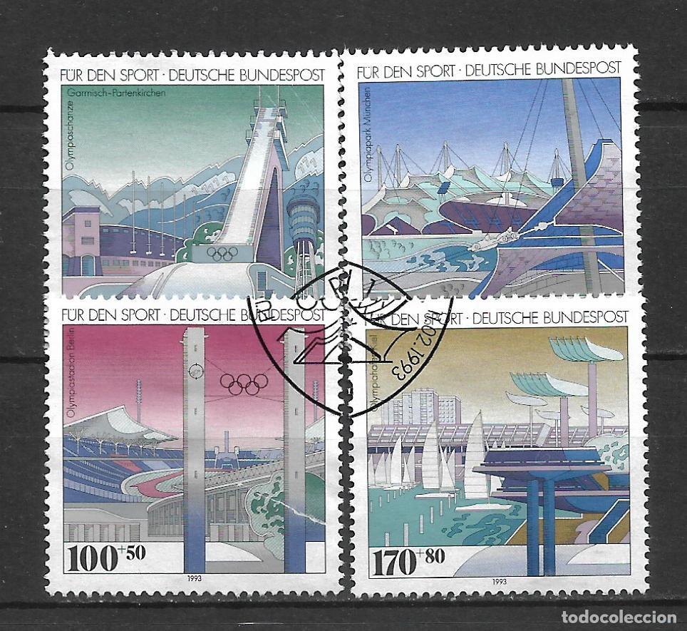 Sellos: alemania 1993 michel 1650/1653 usado - 34/19