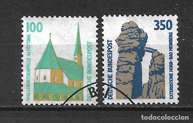 Sellos: alemania 1989 michel 1406/1407 usado - 34/19