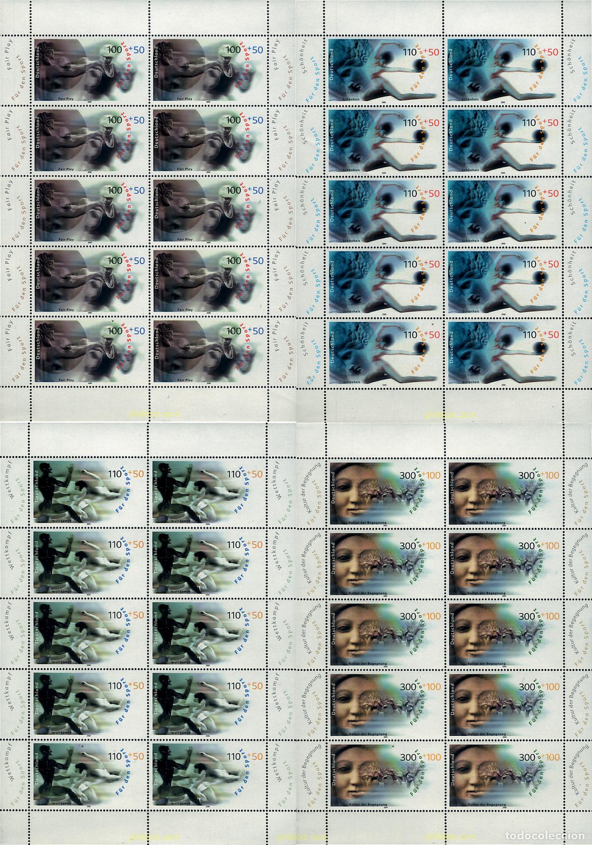 Sellos: 11392 MNH ALEMANIA FEDERAL 2000 DEPORTE Y PAZ