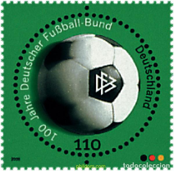 Sellos: 49905 MNH ALEMANIA FEDERAL 2000 CENTENARIO DE LA FEDERACION ALEMANA DE FUTBOL