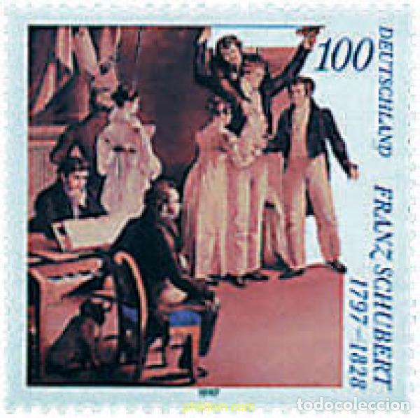 Sellos: 47594 MNH ALEMANIA FEDERAL 1997 200 ANIVERSARIO DEL NACIMIENTO DE FRANZ SCHUBERT