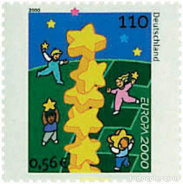 Sellos: 66260 MNH ALEMANIA FEDERAL 2000 EUROPA CEPT. CONSTRUCCION EUROPEA