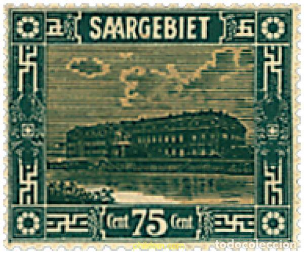 Sellos: 619834 HINGED ALEMANIA. Sarre 1923 SERIE BASICA
