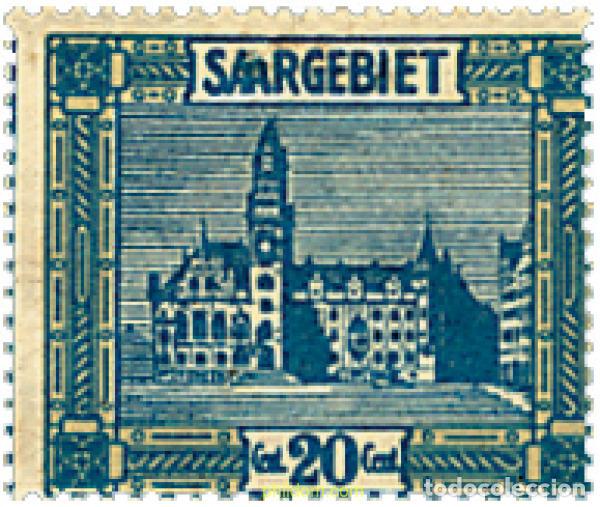 Sellos: 626727 MNH ALEMANIA. Sarre 1923 SERIE BASICA