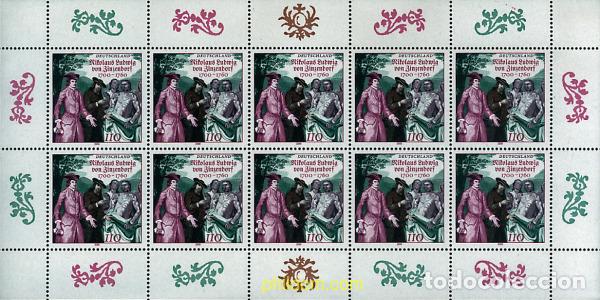 Sellos: 9931 MNH ALEMANIA FEDERAL 2000 300 ANIVERSARIO DEL NACIMIENTO DE NIKOLAUS LUDWIG VON ZINZENDORF. JE