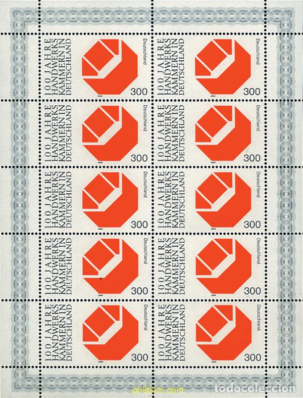 Sellos: 9883 MNH ALEMANIA FEDERAL 2000 CENTENARIO DE LAS CAMARAS DE OFICIOS