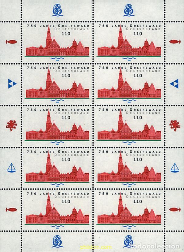 Sellos: 9926 MNH ALEMANIA FEDERAL 2000 750 ANIVERSARIO DE GREIFSWALD