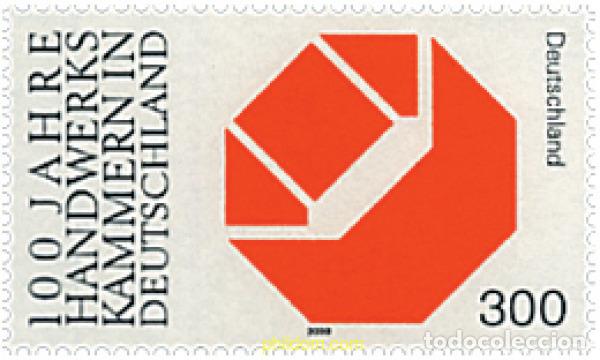 Sellos: 49972 MNH ALEMANIA FEDERAL 2000 CENTENARIO DE LAS CAMARAS DE OFICIOS