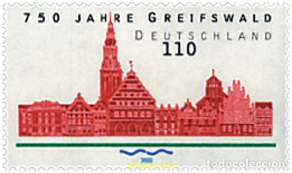 Sellos: 49908 MNH ALEMANIA FEDERAL 2000 750 ANIVERSARIO DE GREIFSWALD