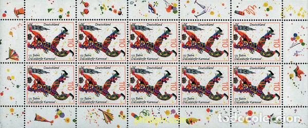 Sellos: 9907 MNH ALEMANIA FEDERAL 2000 175 ANIVERSARIO DEL CARNAVAL DE DUSSELDORF