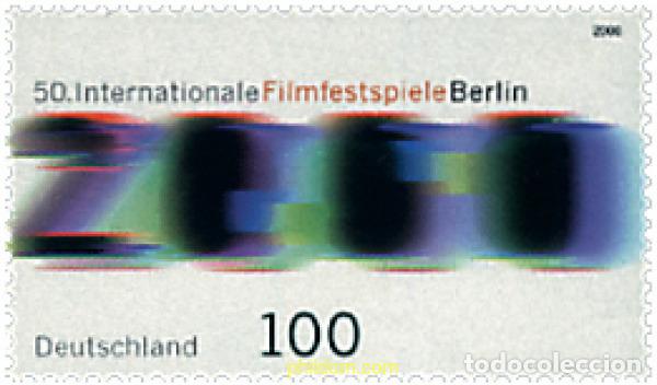 Sellos: 49887 MNH ALEMANIA FEDERAL 2000 50 ANIVERSARIO DEL FESTIVAL DE CINE DE BERLIN