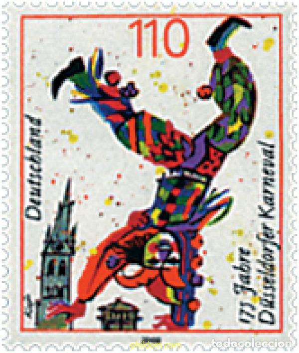 Sellos: 49889 MNH ALEMANIA FEDERAL 2000 175 ANIVERSARIO DEL CARNAVAL DE DUSSELDORF