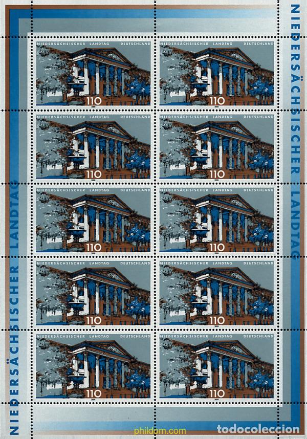 Sellos: 9925 MNH ALEMANIA FEDERAL 2000 EDIFICIOS DE PARLAMENTOS