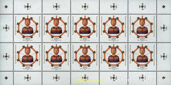 Sellos: 9928 MNH ALEMANIA FEDERAL 2000 1200 ANIVERSARIO DE LA CATEDRAL DE AIX-LA CHAPELLE